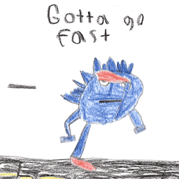 Sonic gotta go fast